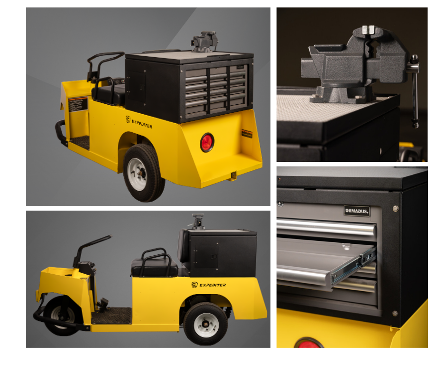 yellow Columbia Expediter with tool express package